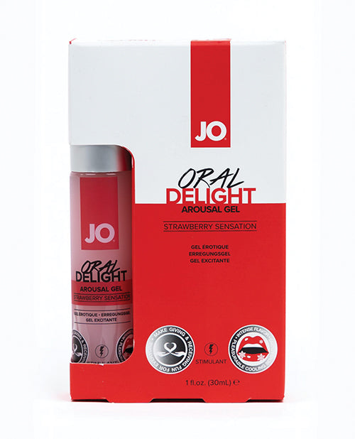 JO Oral Delight Strawberry Gel Làm Mát Dâu 
