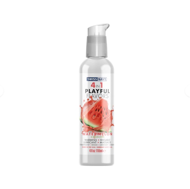 Swiss Navy Lube 4in1 Dưa Hấu Ăn Được 118ml 