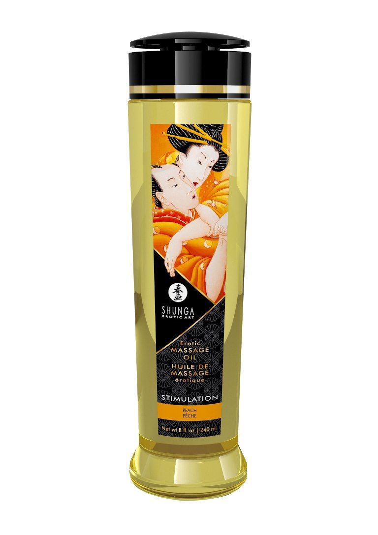 Shunga Massage Dầu Hữu Cơ Đào Ngọt 240ml 