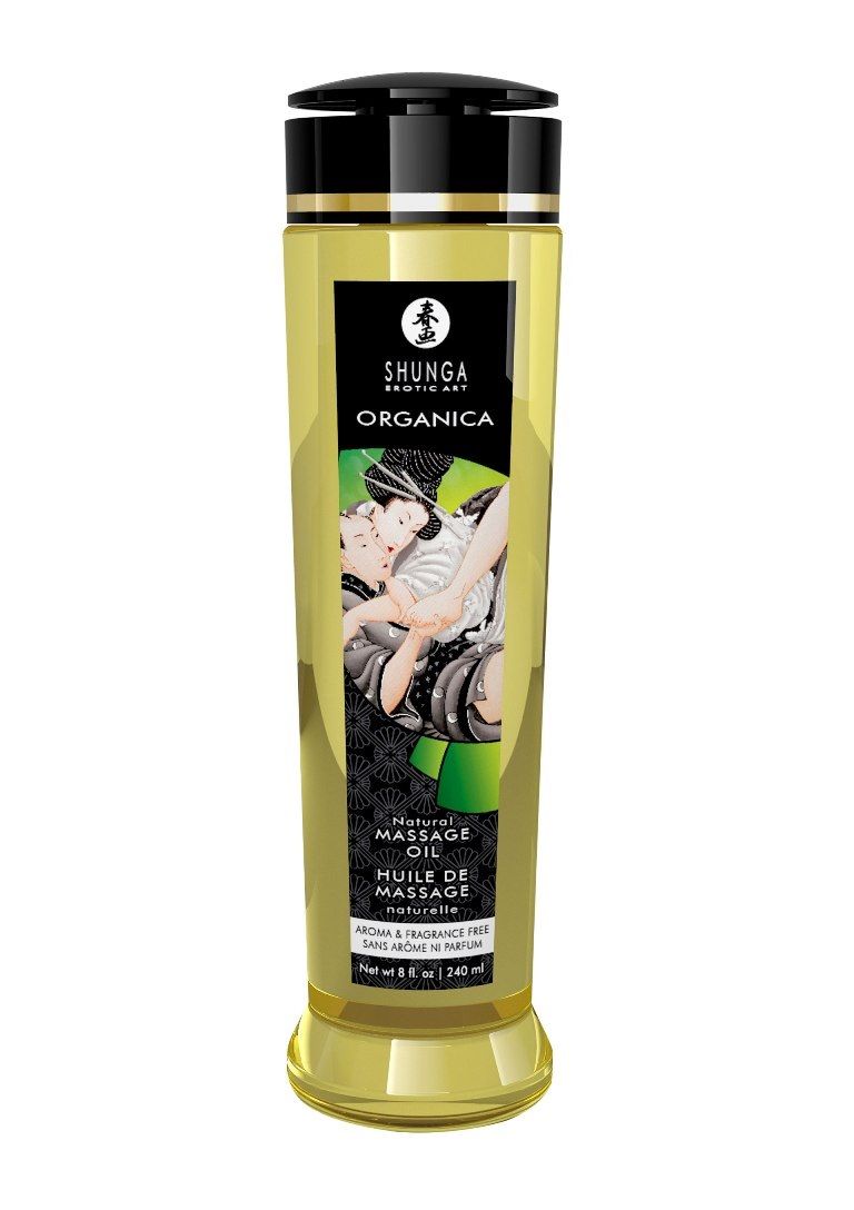 Dầu massage ăn được Shunga hữu cơ 240ml kích thích 