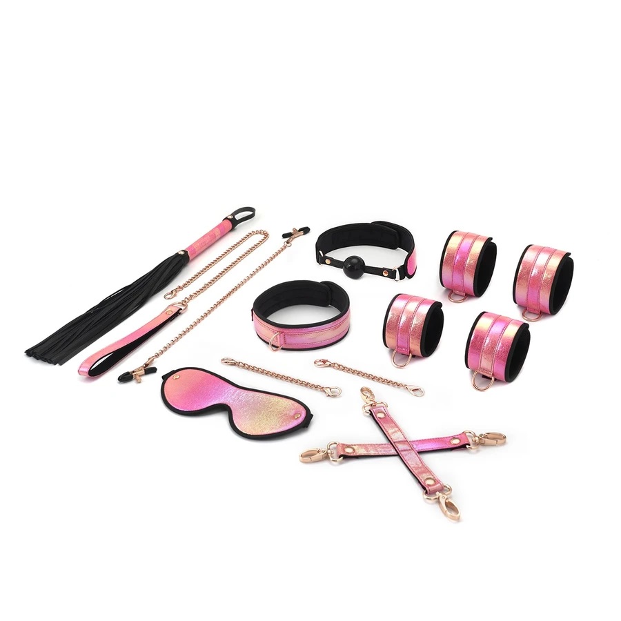 Liebe Seele bộ bondage 8 món hồng cherry gợi tình 