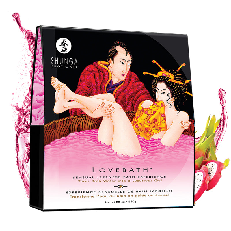 Shunga Lovebath gel tắm Nhật thơm ngát biến nước thành oasis tình ái 