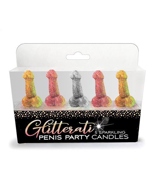 Glitter Penis Candle Tiệc Vui Nhộn 5 Cây 