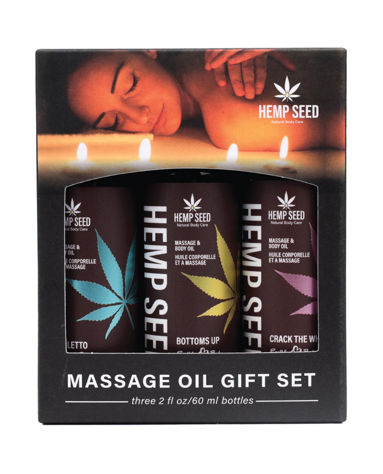 Earthly Body Massage Oil Valentine 2oz 3 Hương Lãng Mạn 