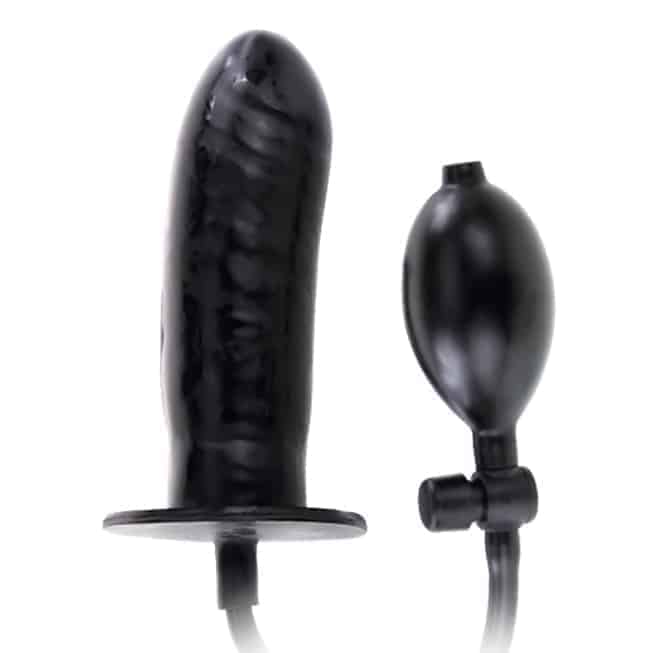 Baile Bigger Joy dildo bơm 16cm đen mở rộng