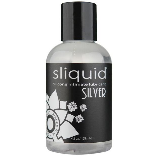 Sliquid Silver Lube Silicone 4.2oz Bền Lâu 