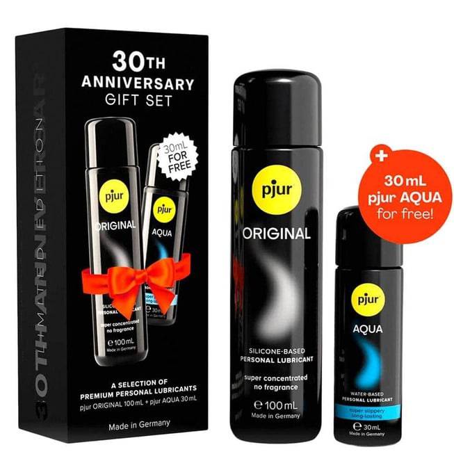 Bộ Pjur 30th Anniversary Original + Aqua trơn mịn cao cấp 