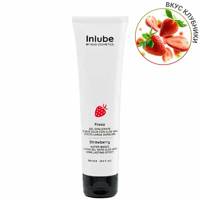 Gel bôi trơn Inlube dâu tây aloe vera 100ml kích thích 