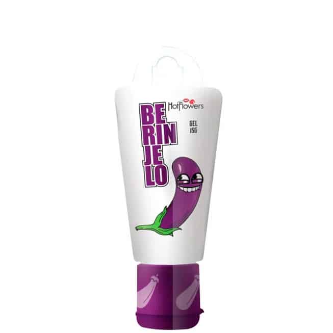 Gel Kích Thích HotFlowers Berinjelo 15g Nóng Bỏng Cặp 