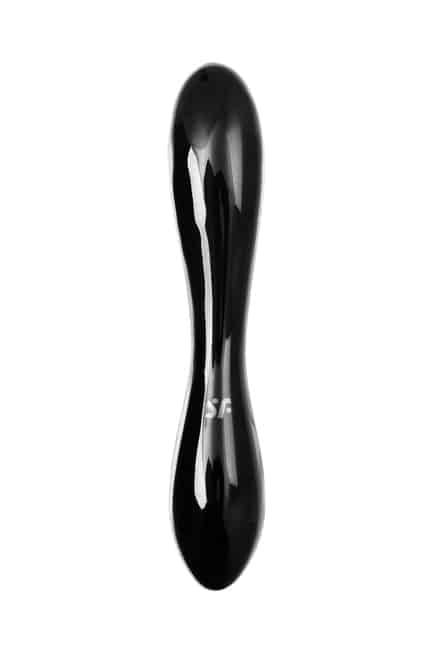 Satisfyer Dazzling Crystal Đôi 18.5cm Đen Kích Thích Mạnh