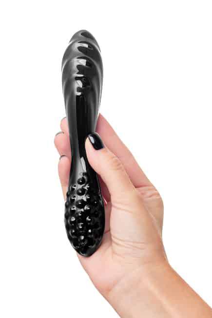Satisfyer Dazzling Crystal Đôi 18.5cm Đen Kích Thích Mạnh