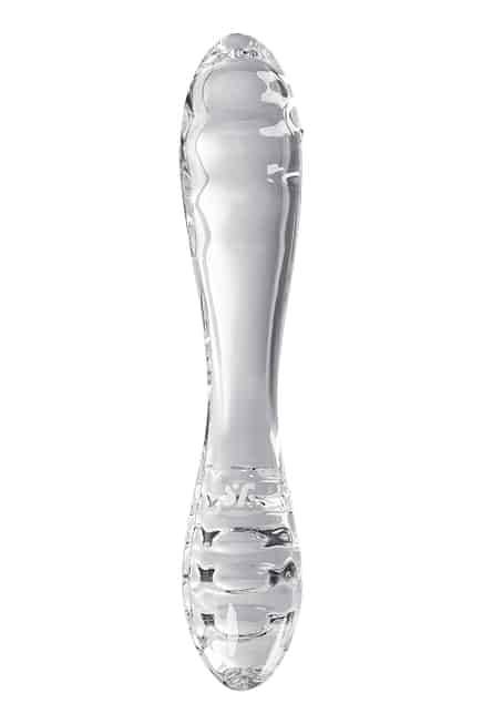 Satisfyer Crystal đôi kính 18.5cm trong suốt lấp lánh