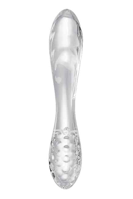 Satisfyer Crystal đôi kính 18.5cm trong suốt lấp lánh