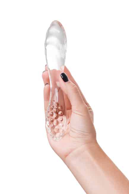 Satisfyer Crystal đôi kính 18.5cm trong suốt lấp lánh