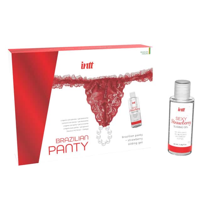 Set Intt Dầu Dâu Trơn + Quần Ngọc Trai Đỏ OS