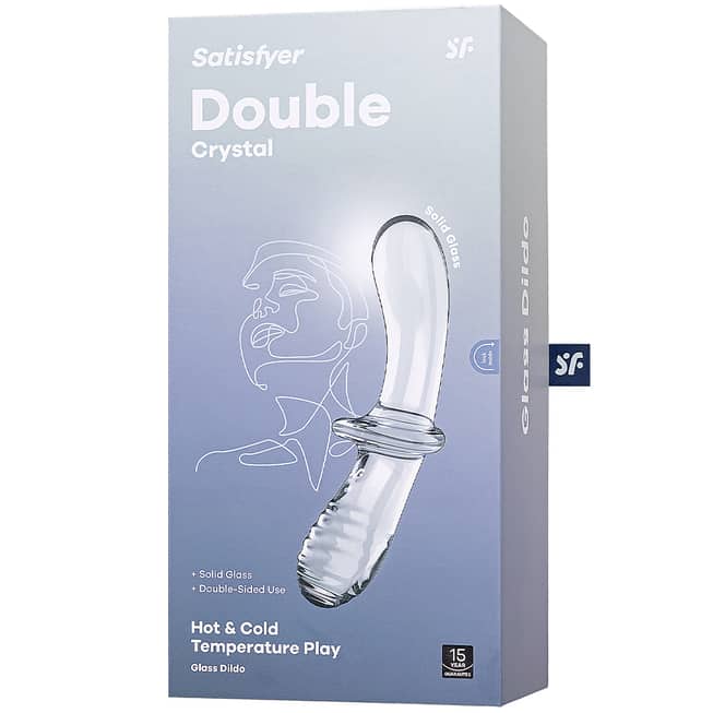Satisfyer Double Crystal kính 20cm kép, kích thích cả hai