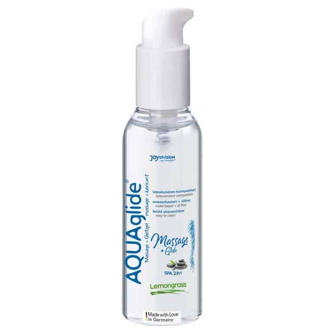 Aquaglide Spa lube chanh lemongrass massage 200ml