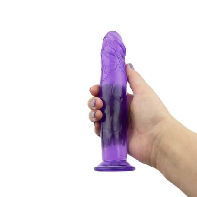 Intimnaya Zhizn Dildo Tím 18.5cm Thực Tế Dính Mạnh