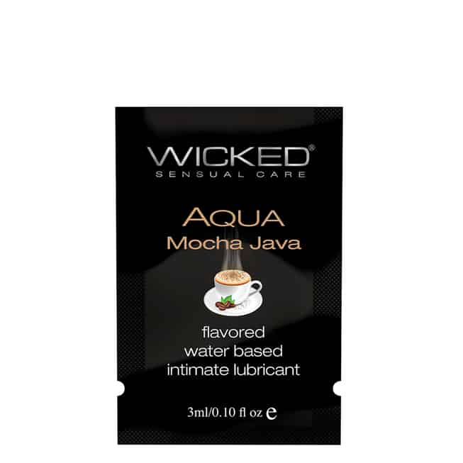 Lube oral Wicked Aqua Mokka Java 3ml vị cà phê gợi tình
