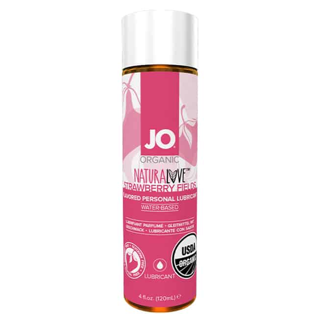 Lube JO Naturalove Dâu 120ml Hữu cơ Ngọt ngào