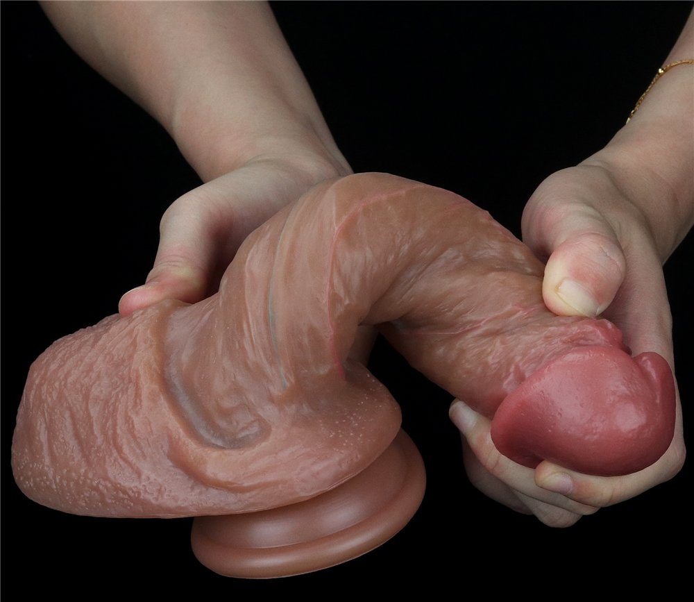 Dildo Lovetoy 7.5 Đôi Lớp Silicone Bạch Kim