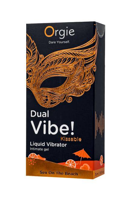Orgie Dual Vibe Kissable Gel Rung Bãi Biển 15ml