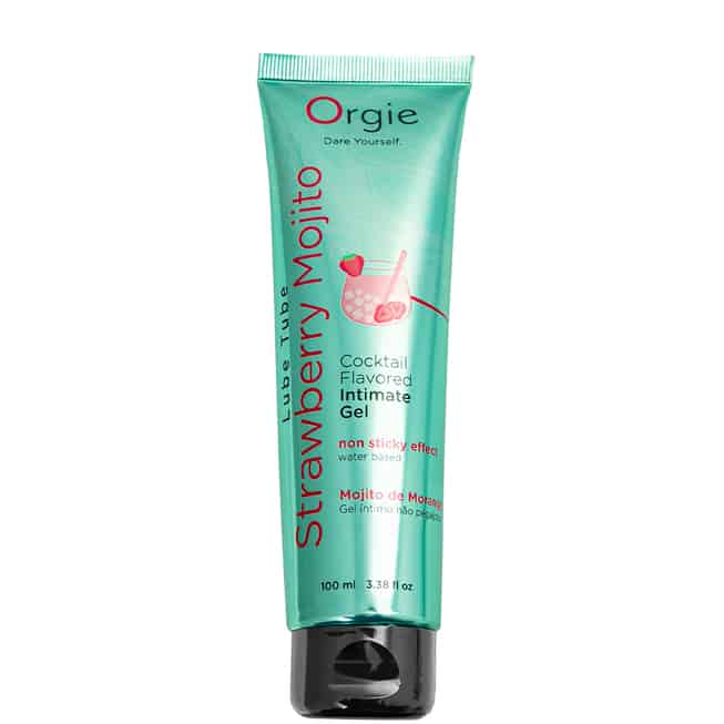 Orgie Lube Oral Dâu Moito 100ml Hương Vị Nóng