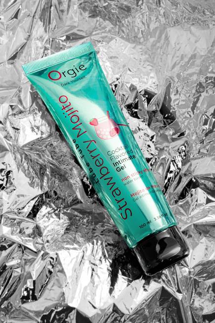 Orgie Lube Oral Dâu Moito 100ml Hương Vị Nóng