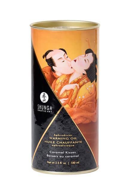 Shunga Caramel Kiss Gel 100ml Nóng Aphrodisiac Ngọt Ngào