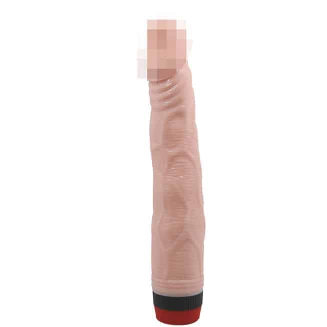 Baile Rockin Dong Dildo Rung 21.5cm Da Thật Nâu Mịn