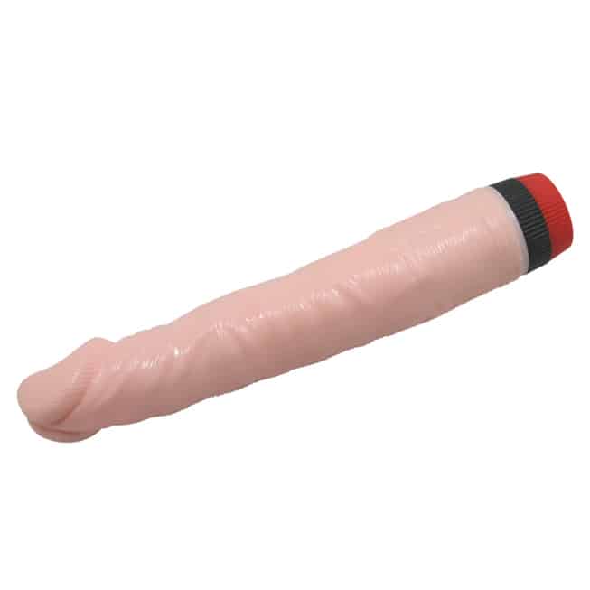 Baile Rockin Dong Dildo Rung 21.5cm Da Thật Nâu Mịn