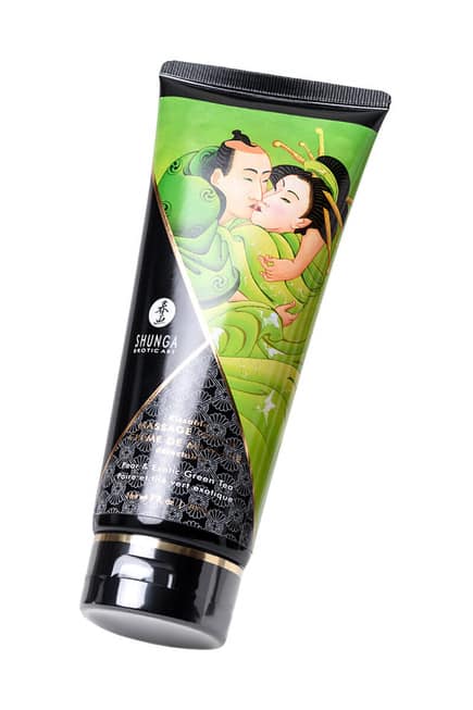 Kem massage Shunga lê trà xanh 200ml hôn ngon ngọt ngào