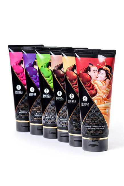 Kem massage Shunga lê trà xanh 200ml hôn ngon ngọt ngào