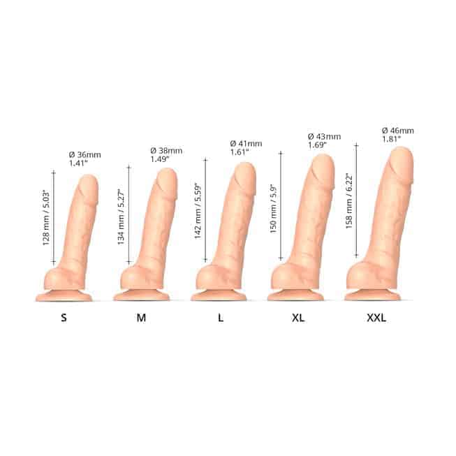 Faloimitator Strap-on-me 17cm Da Trượt Thực Tế