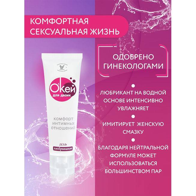 Bioritm OK Lube Gel Nước 25ml An Toàn Tăng Lạc