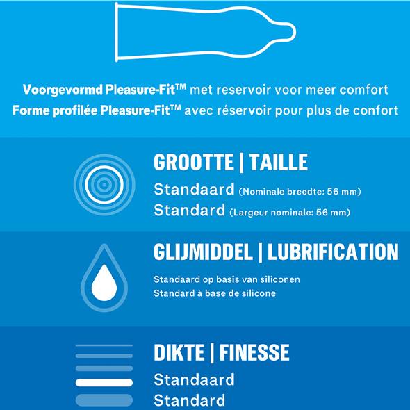 Durex Classic Tự Nhiên An Toàn 3 Miếng Siêu Mỏng