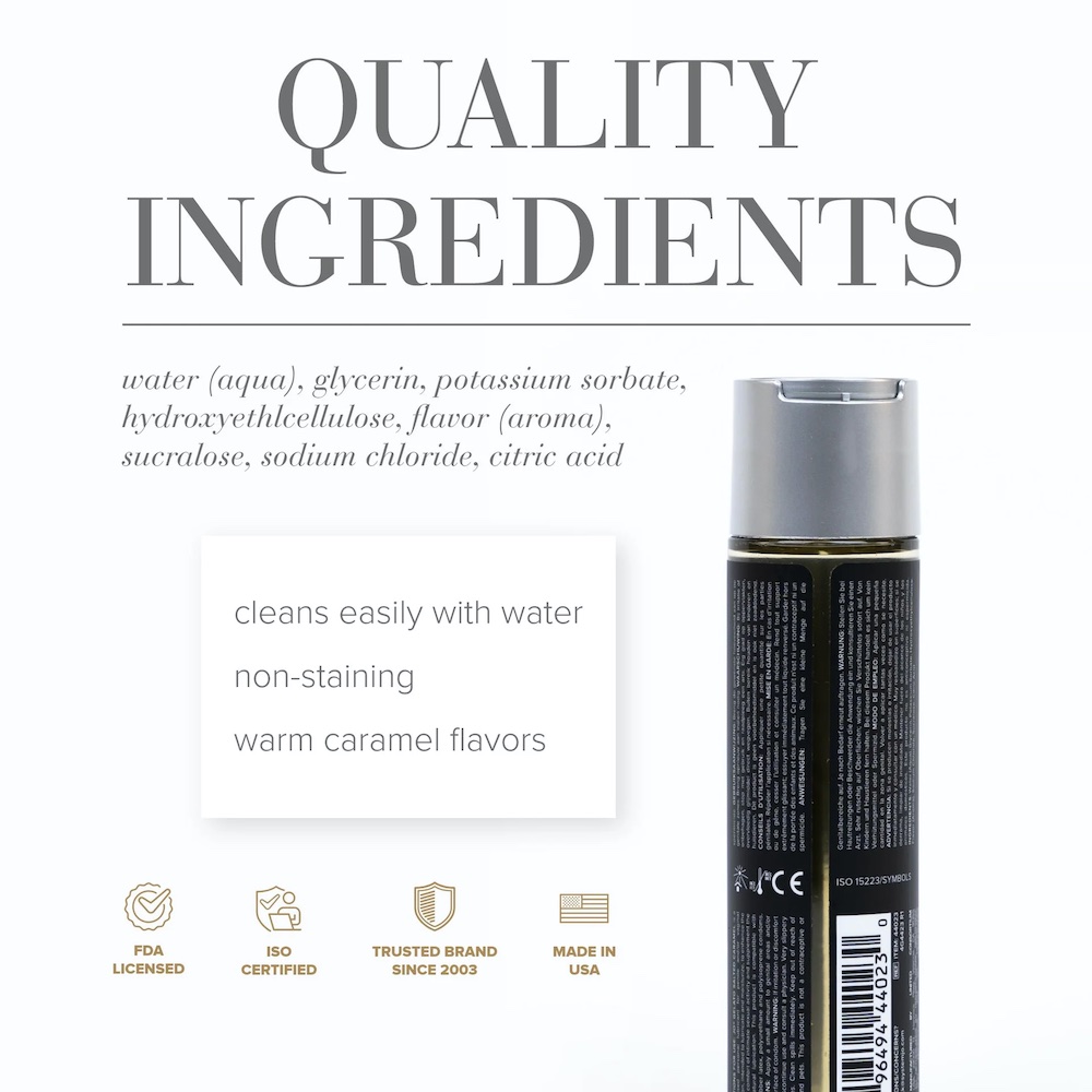 JO Gelato Caramen Muối Lube 120ml Ngọt Ngào Hương Vị Độc Đáo