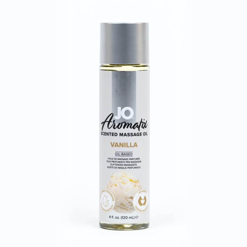 JO Aromatix Dầu Massage Hương Vanilla 120ml Quyến Rũ