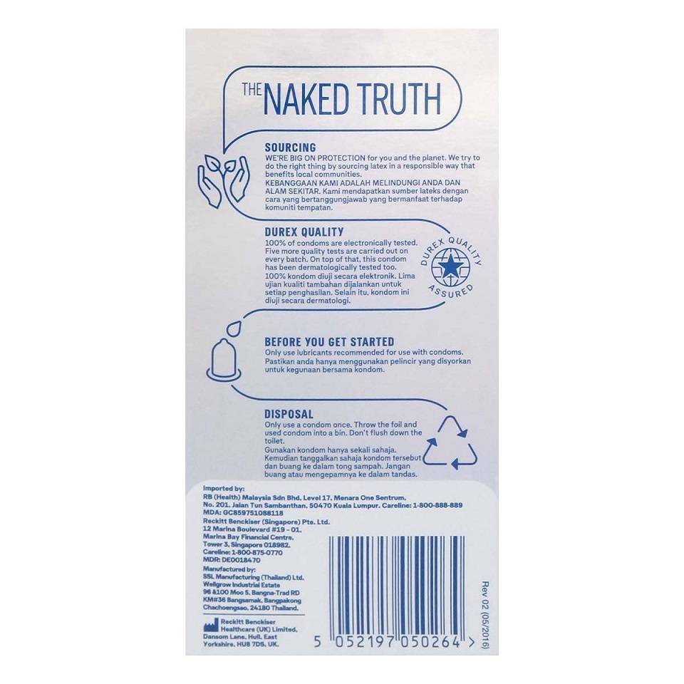 Durex Siêu Nhạy Ẩn Hình 10 Viên