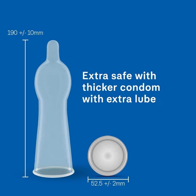 Durex Double Safe 12 Viên Mỏng Siêu An Toàn