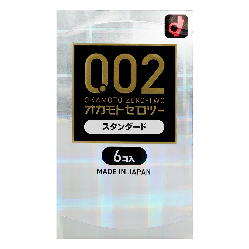 Okamoto 0.02EX Siêu Mỏng Đều 6 Cái Bao Cao Su Nhật