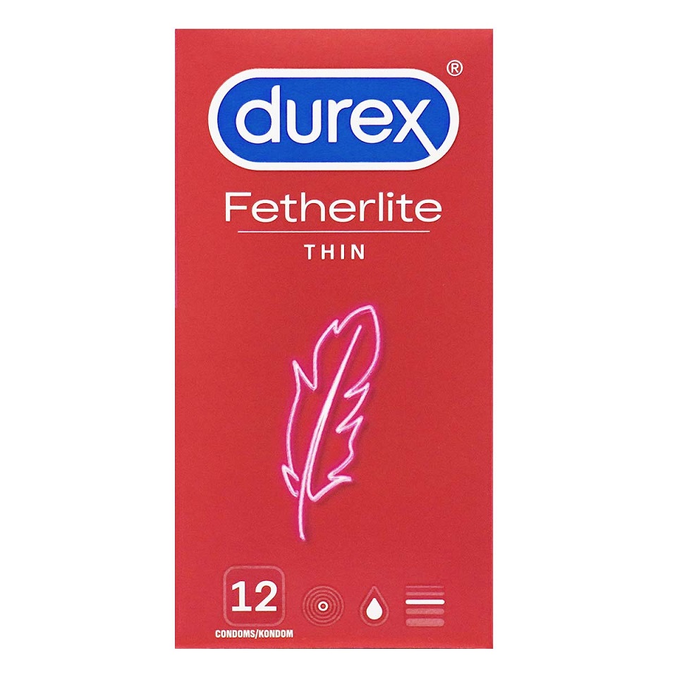 Durex Bao Cao Su Mỏng 12 Cái An Toàn Siêu Cảm
