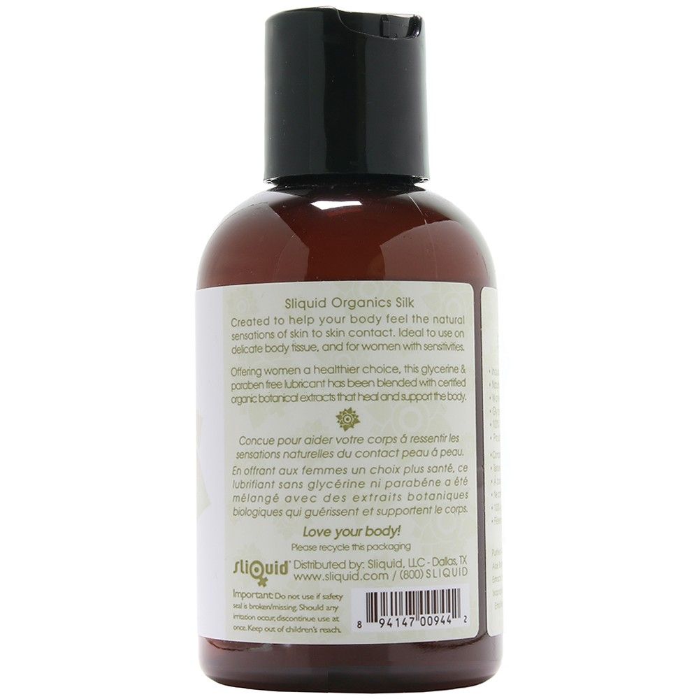 Sliquid Organics Silk 125ml Hỗn Hợp Mịn Tự Nhiên