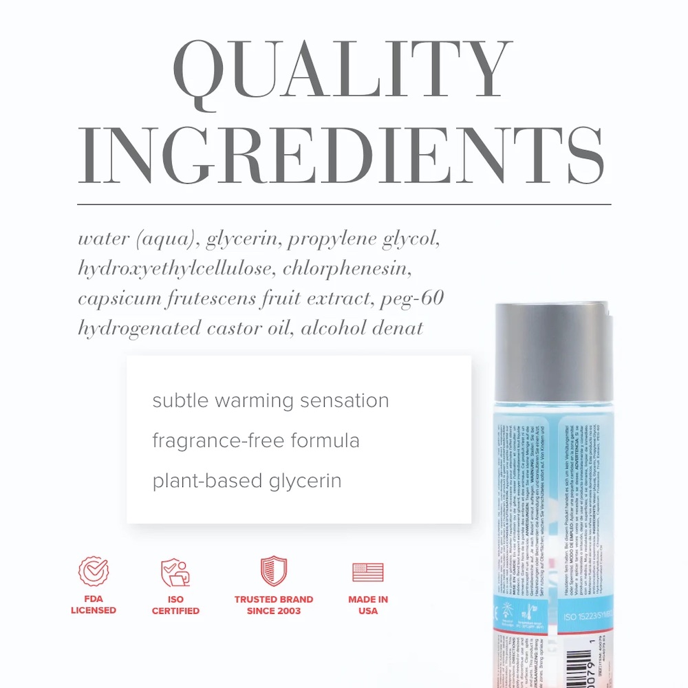 JO H2O Lube Ấm Áp Nước 120ml Trơn Tru Nồng Nhiệt