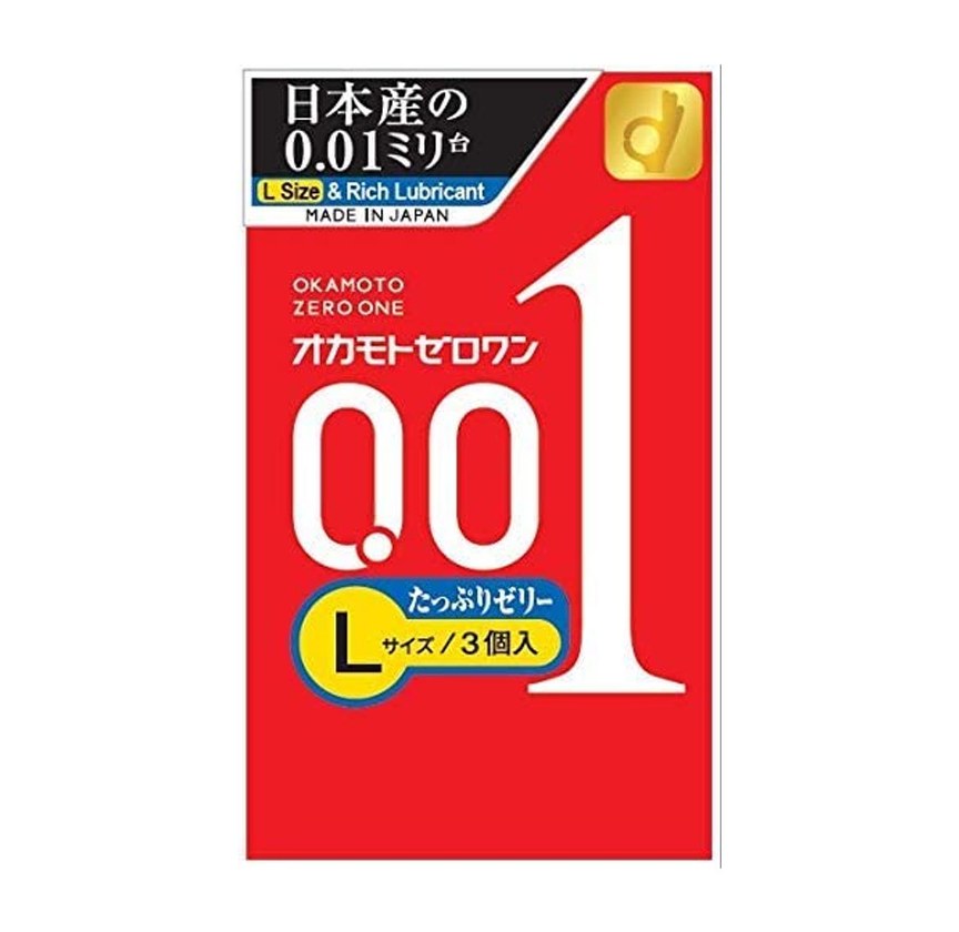 Bao cao su Okamoto Zero One 0.01 L đặc潤 3c