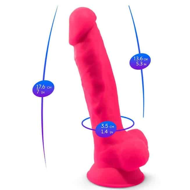 SilexD Faloimitator 17.6cm Hồng Suction Siêu Hot