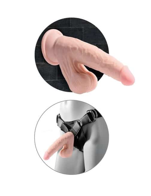Falloimitator King Cock 24.5cm Moшonка Dễ Dàng Thỏa Mãn