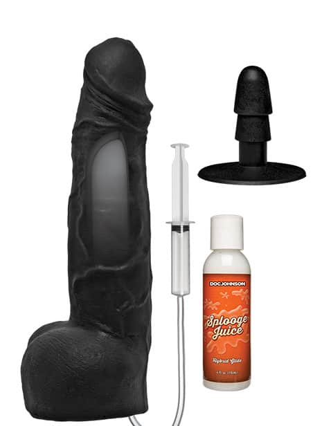 Doc Johnson Cumplay Cock 26.7cm Đen Phun Tinh Siêu Thực