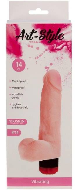 Vibrator Thực Tế Art-Style 20cm Da Mịn Mạnh Mẽ