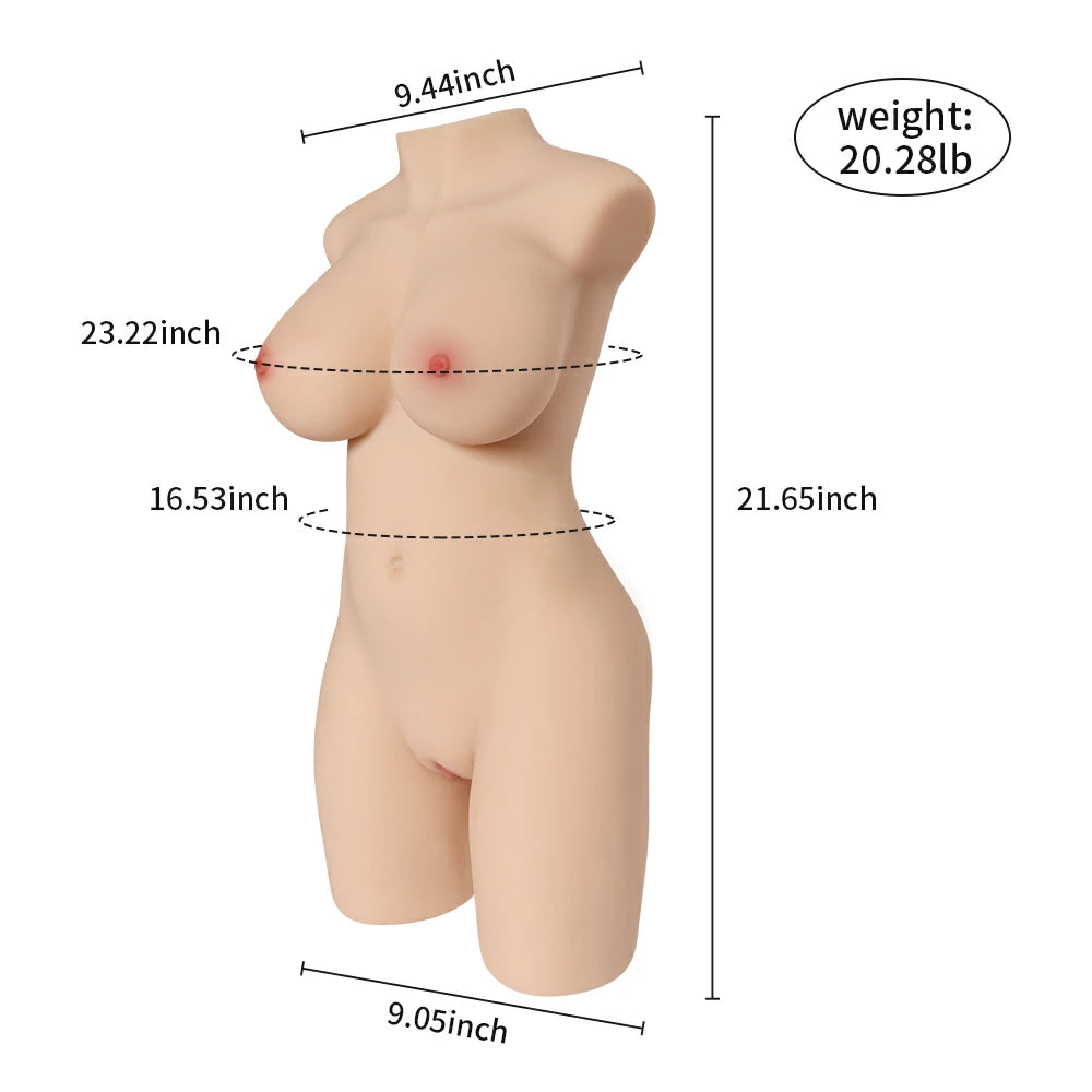 Xise Maya Torso Y Tá 9kg TPE Thủ Dâm Thực Tế